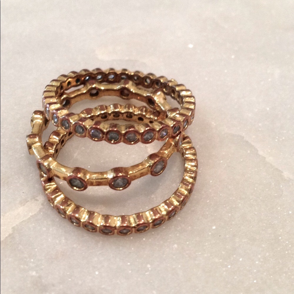Stella and Dot stacking rings size 7 - Picture 2 of 4